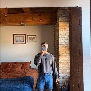 American Eagle Outfitters Gray Crewneck Sweatshirt